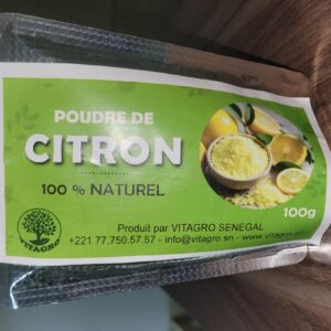 Poudre de citron 100 g